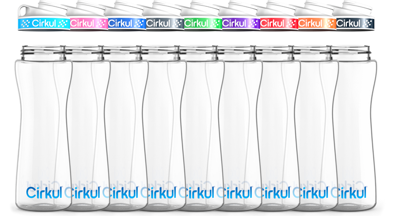 Custom 22oz. Plastic Bottle & Comfort Grip Lid 3BAF