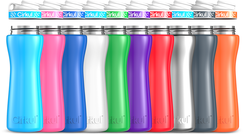 Custom 22oz. Stainless Steel Bottle & Comfort Grip Lid C39S