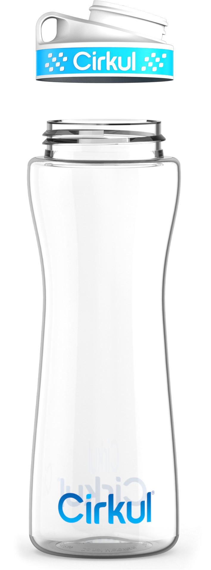 Custom 22oz. Plastic Bottle & Comfort Grip Lid 3BAF