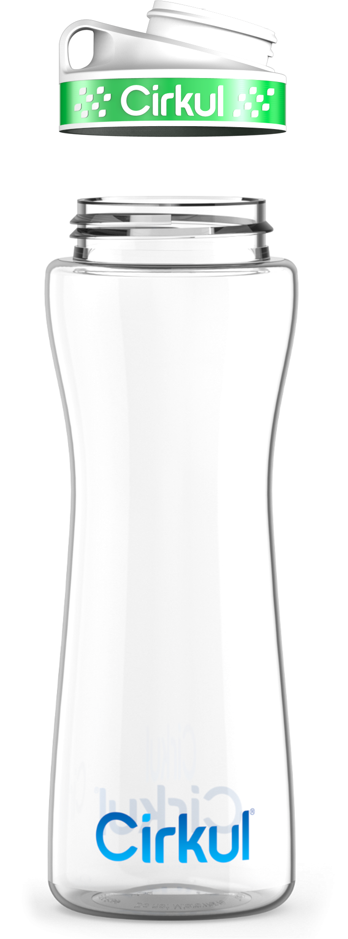 Custom 22oz. Plastic Bottle & Comfort Grip Lid 3BAF