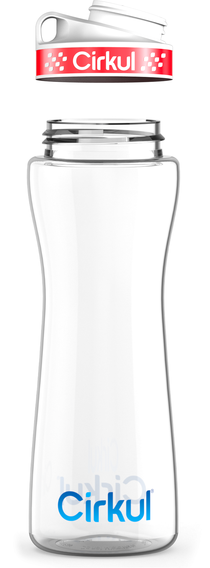 Custom 22oz. Plastic Bottle & Comfort Grip Lid 3BAF