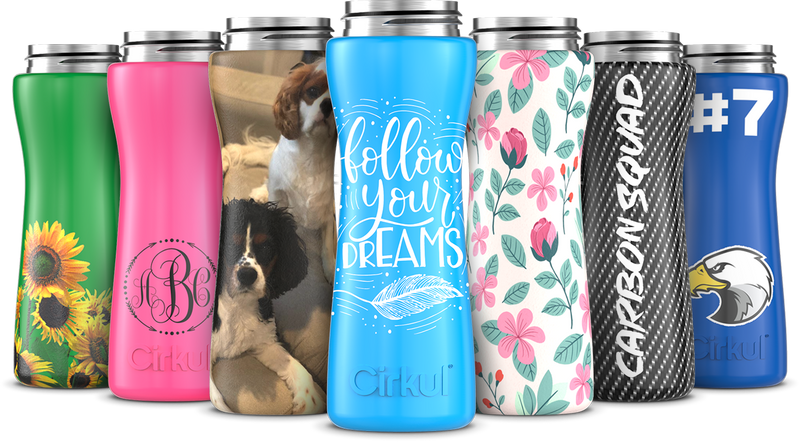 Custom 22oz. Stainless Steel Bottle & Comfort Grip Lid C39S